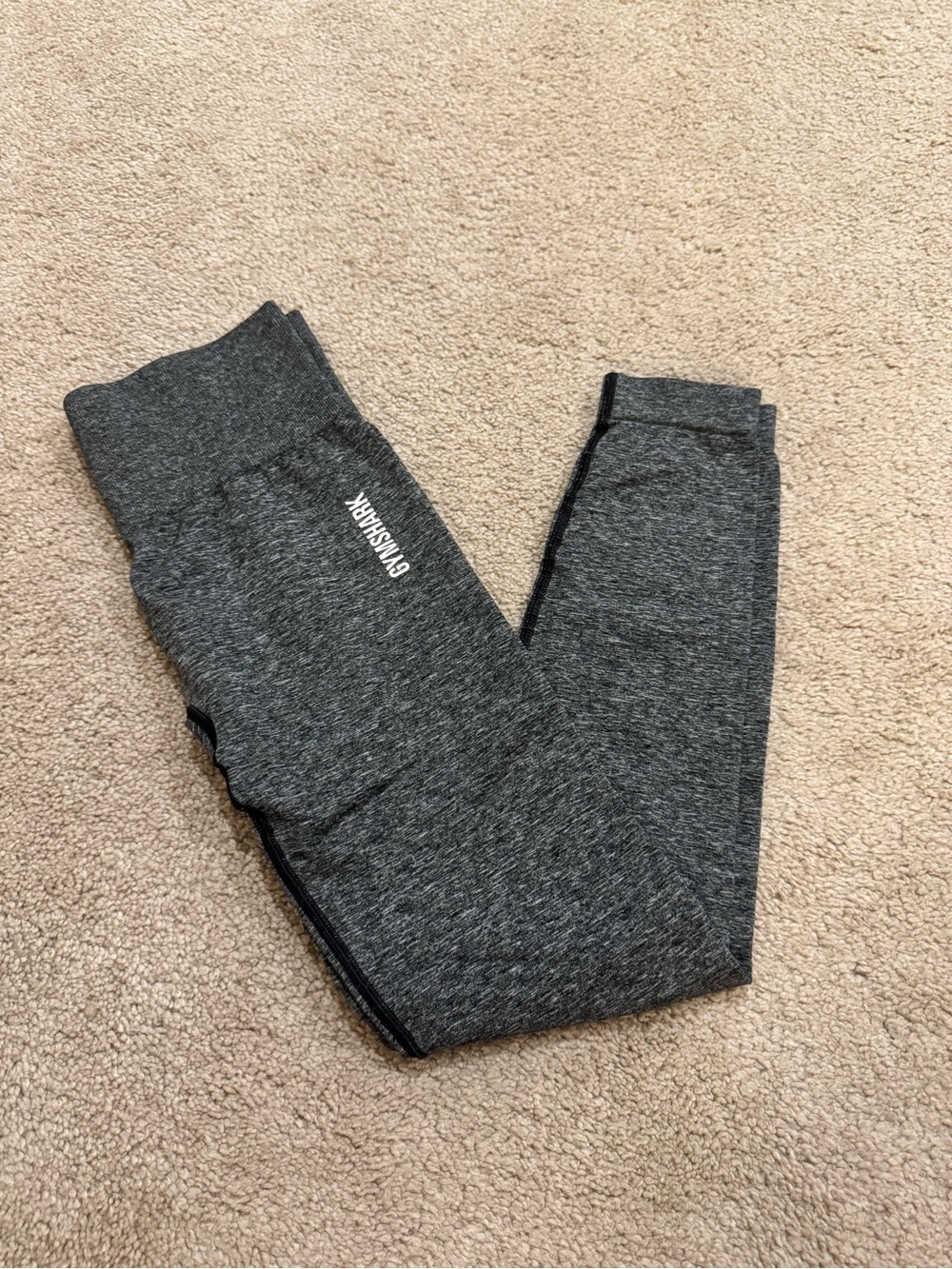Gymshark Women’s Dark Charcoal Seamless Leggings Size S